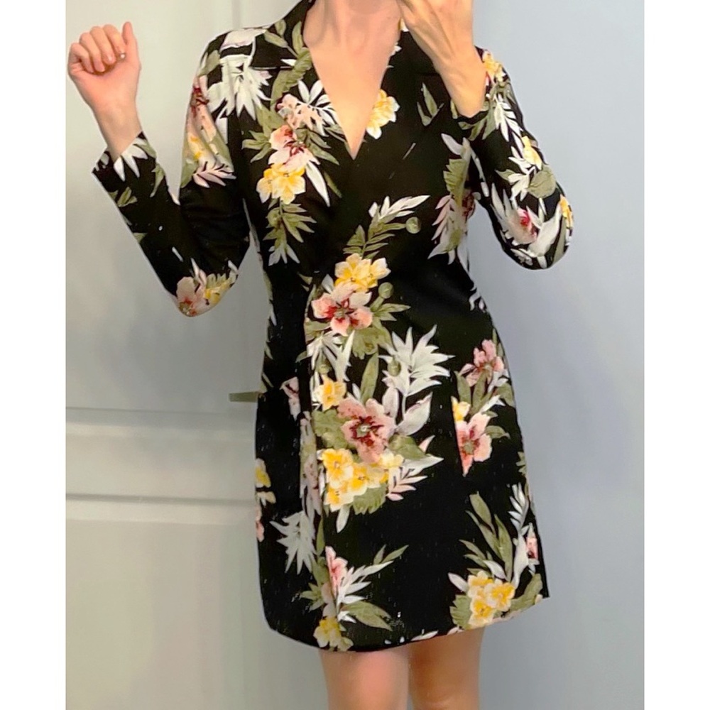 Floral Blazer Dress